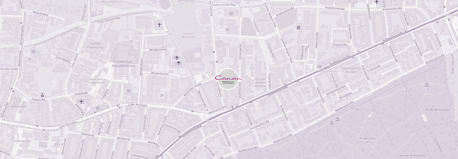 Karte: Canan Vision, Uelzestr. 4, 30177 Hannover